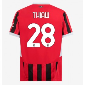 AC Milan Malick Thiaw #28 Hemmakläder 2024-25 Kortärmad